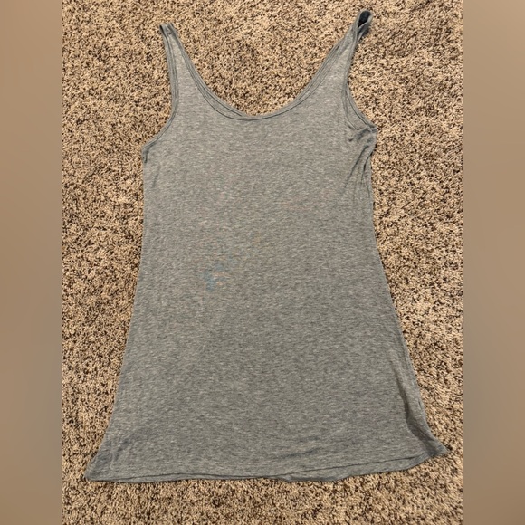 Old Navy Heather Gray Tunic Top Large - Picture 1 of 5